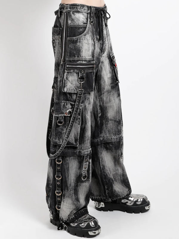 TRIPP NYC ZIP LOCK PANT STORM WASH BLACK DENIM JM896MB – Coexist