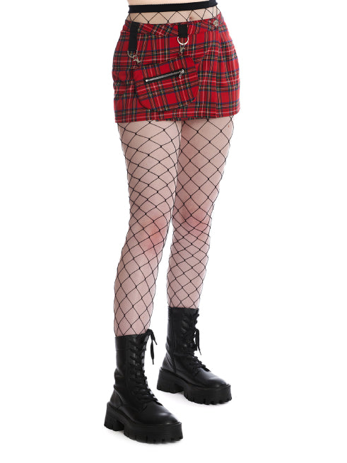 BANNED DUNCAN TARTAN MINI SKIRT SK25533