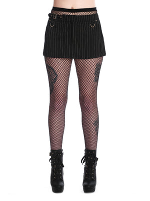 BANNED DARINA PINSTRIPE MINI SKIRT SK25526