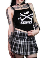 LIP SERVICE CROSS BONES TANK LS-185