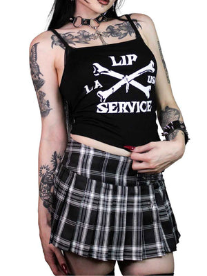 LIP SERVICE CROSS BONES TANK LS-185