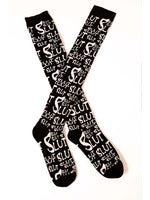 LIP SERVICE SLUT THIGH HIGH SOCKS