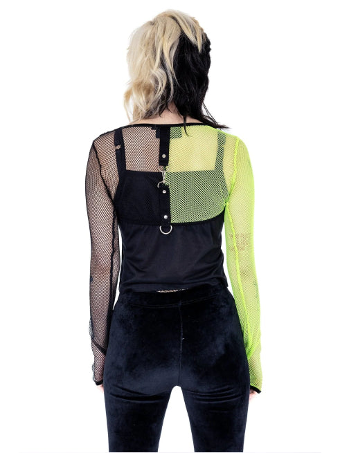 POIZEN INDUSTRIES MARIXA BOLERO BLACK/GREEN