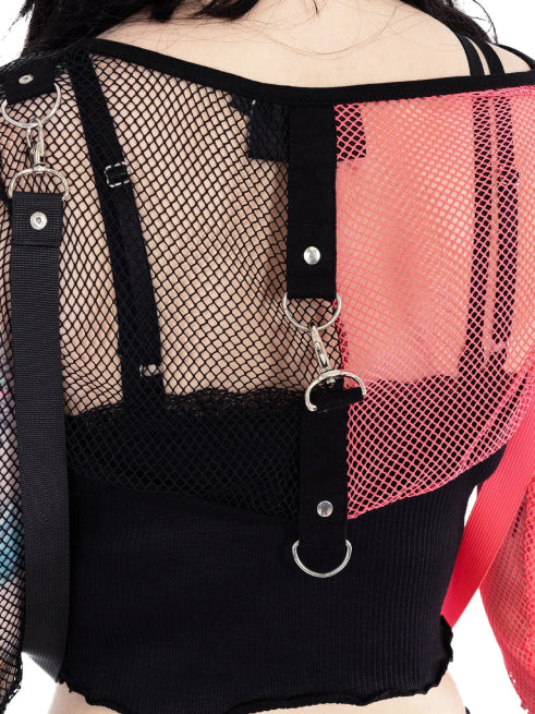 POIZEN INDUSTRIES MARIXA BOLERO BLACK/PINK