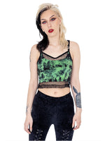 HEARTLESS DANICA TOP BLACK/GREEN