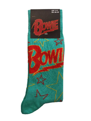 DAVID BOWIE STARS OUTLINE SOCKS