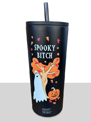 
            
                Load image into Gallery viewer, GROOVY THINGS SPOOKY BITCH TUMBLER
            
        