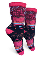 GROOVY THINGS THIS BITCH READS SOCKS