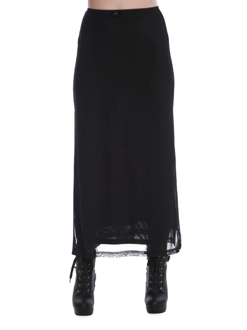 BANNED PHENEX SLIT MESH SKIRT SK25550