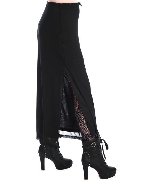 BANNED PHENEX SLIT MESH SKIRT SK25550