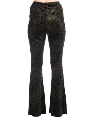 
            
                Load image into Gallery viewer, BANNED VIXEN LEOPARD FLARE TROUSERS TR31189
            
        