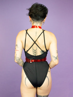 CLAW BERLIN CORSET HARNESS RED