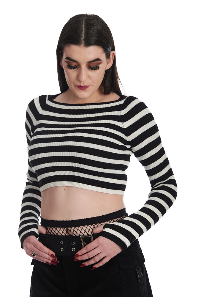 
            
                Load image into Gallery viewer, BANNED FRANCES STRIPED JUMPER JP57124
            
        