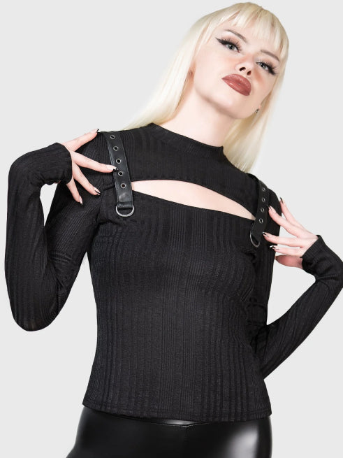 
            
                Load image into Gallery viewer, KILLSTAR RAVEN&amp;#39;S CALL LONGSLEEVE TOP
            
        
