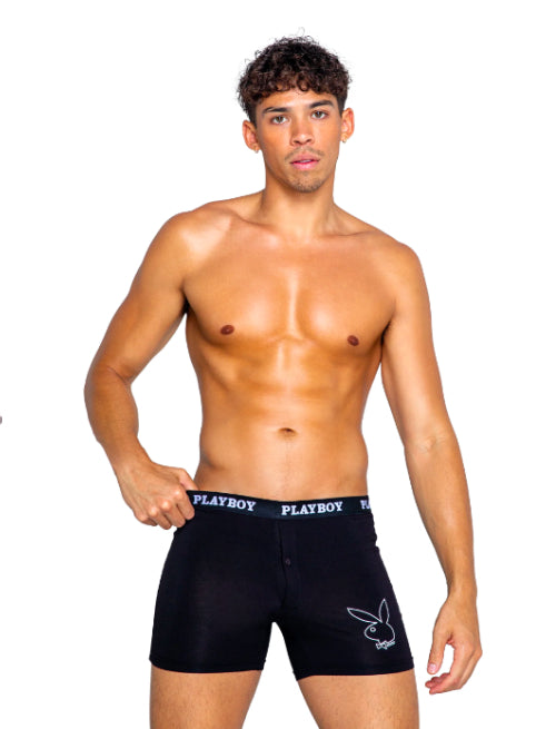 
            
                Load image into Gallery viewer, ROMA COSTUME PLAYBOY TUXEDO MODAL CLASSIC BOXER BRIEFS PBLI143
            
        
