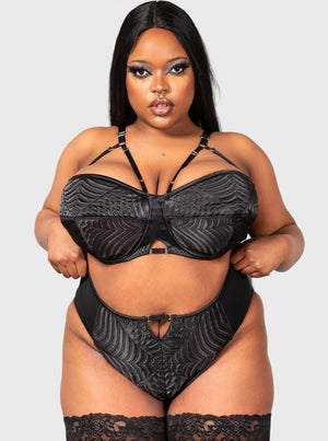 
            
                Load image into Gallery viewer, KILLSTAR SPINDLE&amp;#39;S SECRETS BRA PLUS SIZE
            
        