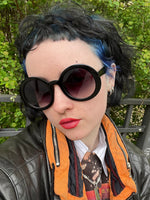 BIG ROUND SUNGLASSES BLACK