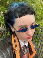 BLUE FLAME SUNGLASSES