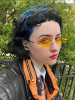 BAT WING SUNGLASSES YELLOW