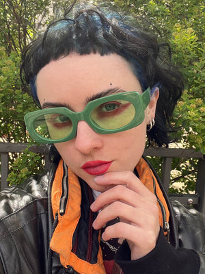 GREEN SUNGLASSES