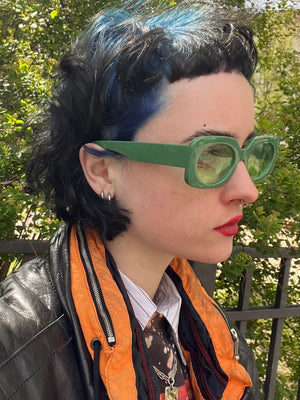 GREEN SUNGLASSES