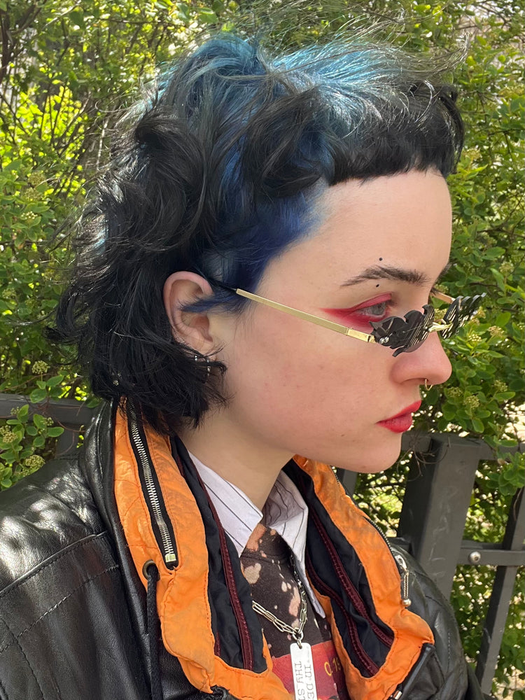 BLACK FLAME SUNGLASSES