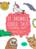 IF ANIMALS COULD TALK COLORING BOOK