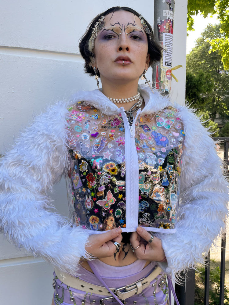 INDYANNA STICKER COAT WHITE