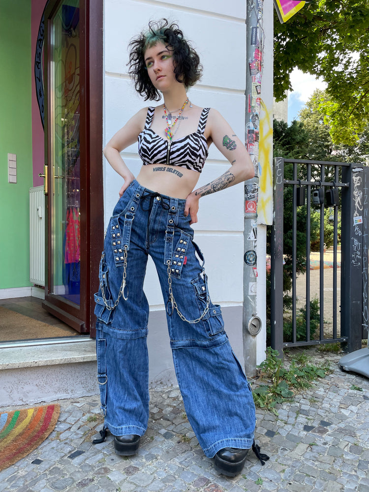 
            
                Load image into Gallery viewer, TRIPP NYC LOCK UP PANT INDIGO LIGHTWASH JM7398M
            
        