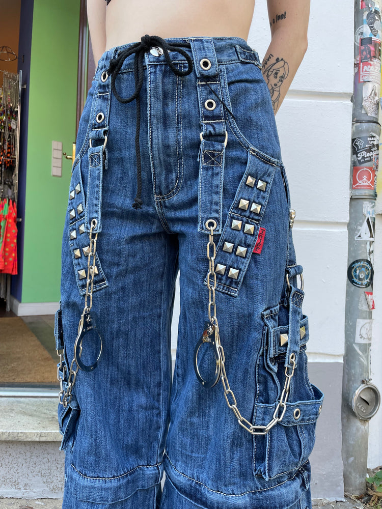 
            
                Load image into Gallery viewer, TRIPP NYC LOCK UP PANT INDIGO LIGHTWASH JM7398M
            
        