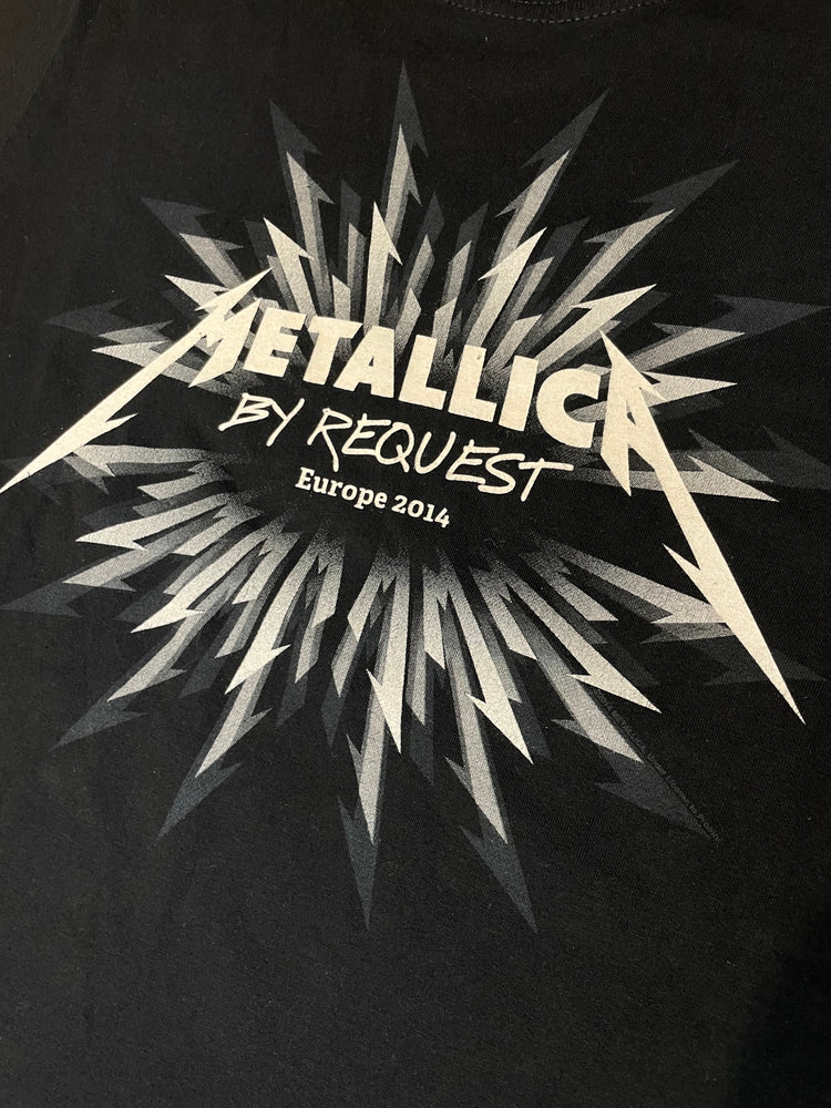 
            
                Load image into Gallery viewer, SECOND HAND METALLICA BY REQUEST GIRLY SHIRT
            
        
