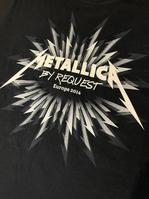 SECOND HAND METALLICA BY REQUEST GIRLY SHIRT