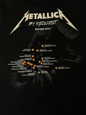 SECOND HAND METALLICA BY REQUEST GIRLY SHIRT
