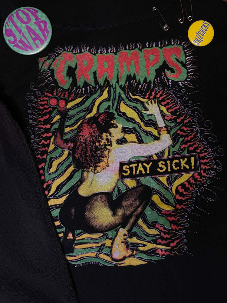 INDYANNA THE CRAMPS STAY SICK BONDAGE SHIRT