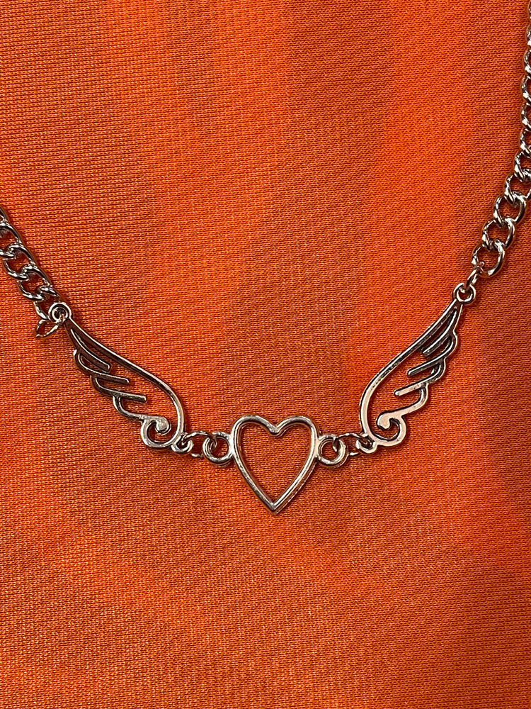 HEART WITH WINGS NECKLACE