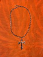 THICK CROSS NECKLACE