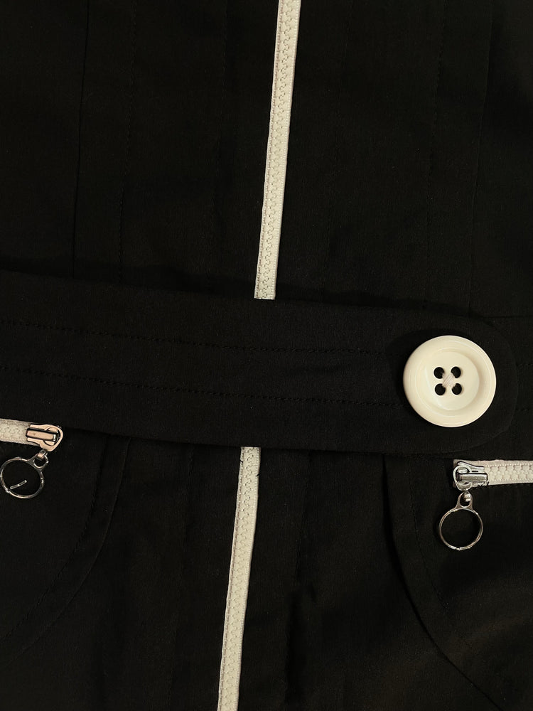 SECOND HAND MELROSE 90S/00S BLACK WHITE DRESS Coexist Berlin