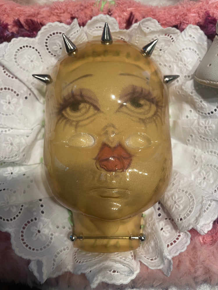 
            
                Load image into Gallery viewer, PUNK PRINCESS TWO FACED DOLL BAG
            
        