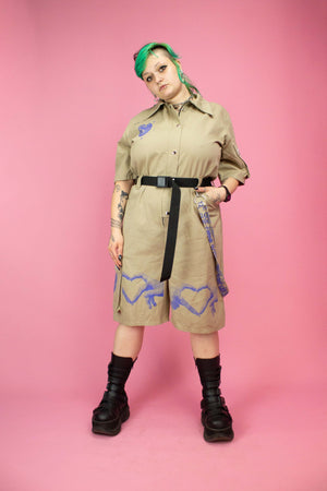 NIKINKY SUIT BEIGE BLUE