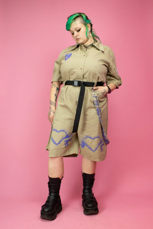 NIKINKY SUIT BEIGE BLUE