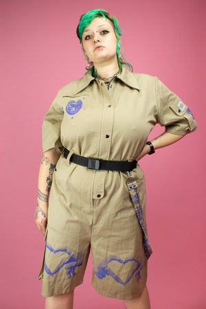 NIKINKY SUIT BEIGE BLUE