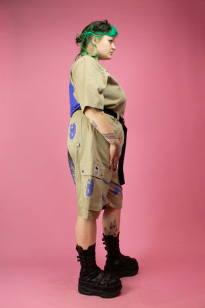 NIKINKY SUIT BEIGE BLUE