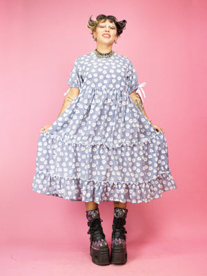 NIKINKY HEI HEI DRESS BLUE TARTAN