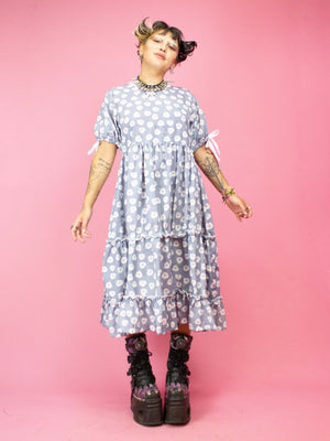 NIKINKY HEI HEI DRESS BLUE TARTAN