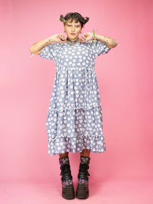NIKINKY HEI HEI DRESS BLUE TARTAN