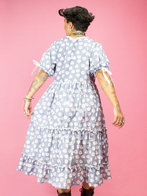 NIKINKY HEI HEI DRESS BLUE TARTAN