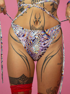INDYANNA LELO SHORTS CYBER ZEBRA