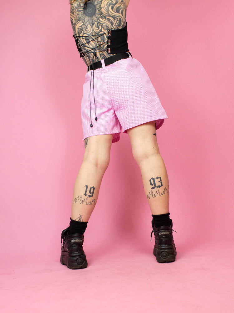 NIKINKY KIOTO SHORTS PINK GINGHAM
