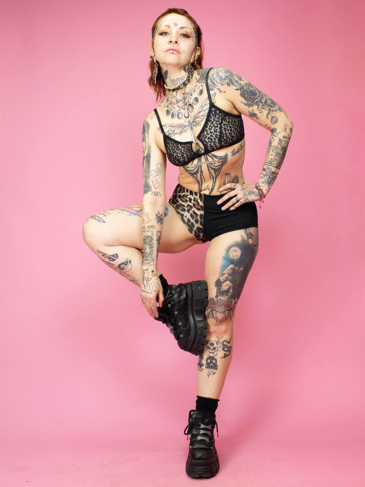 KAT MAUNZ LEO LACE BRA