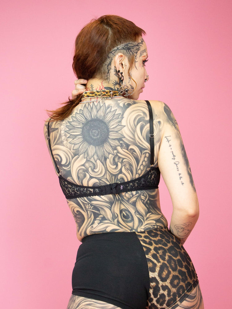 KAT MAUNZ LEO LACE BRA